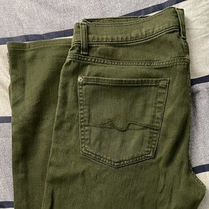 7 for All Mankind Green Pants